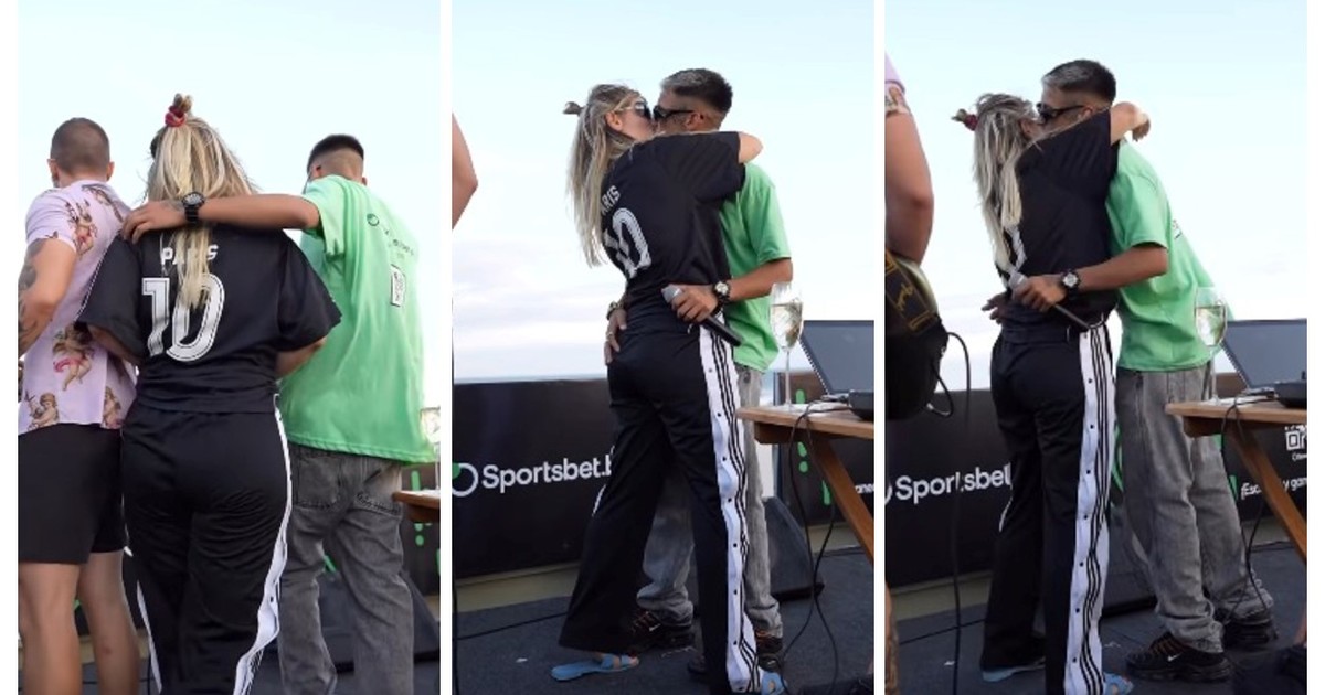 El video de Wanda Nara y L-Gante a los besos, tras una escena de celos por La China Suárez