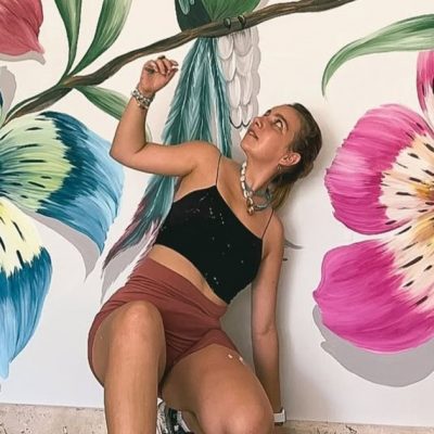 Pintaba mates como hobby y ahora es conocida por sus espectaculares murales: la inspiradora historia de Azul Barraza