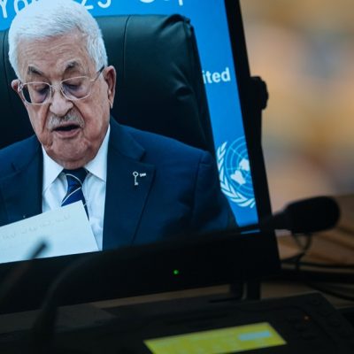 Sin visa para entrar a EE.UU., Mahmoud Abbas tuvo que hablar vía video ante la ONU: “Nuestras heridas son profundas y nuestra calamidad es grande”
