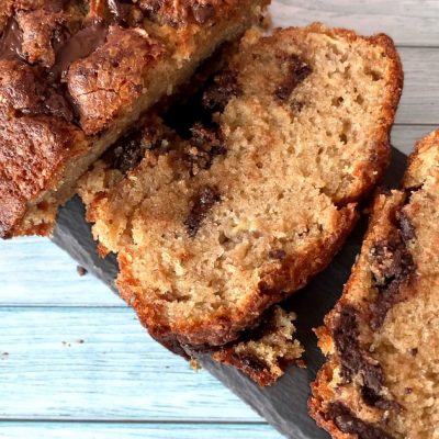 Budín fácil de harina de almendras y banana